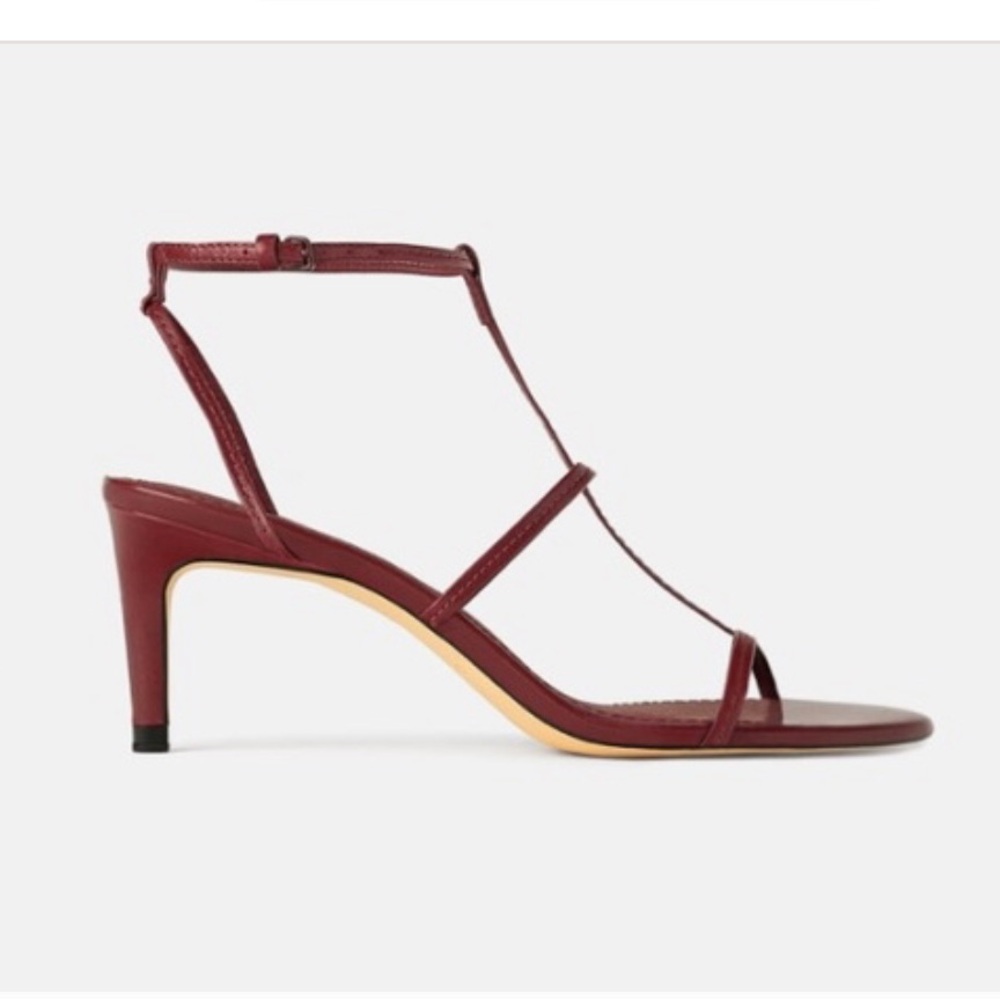 NWT Zara Barely There Strappy Heels